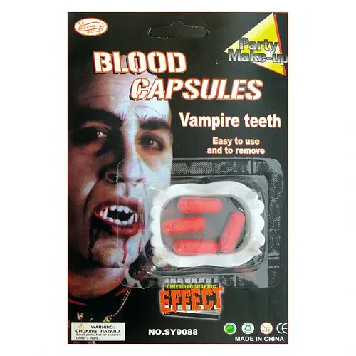 Щелепа вампіра з капсулами крові - фото 1