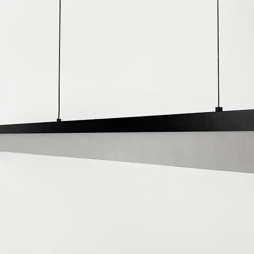 Лінійний LED світильник з акриловим розсіювачем у чорному корпусі 120 см | Line F | Арт. H42L-1200 BK - фото 3