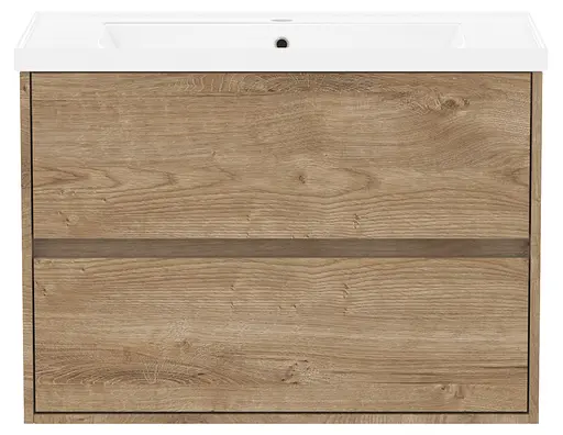 Тумба з умивальником Volle Teo 80 см дуб готланд 15-88-810Dr - фото 2