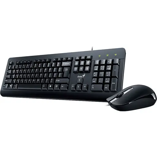 Комплект клавиатуры и мыши GENIUS KM-160 USB black, UKR