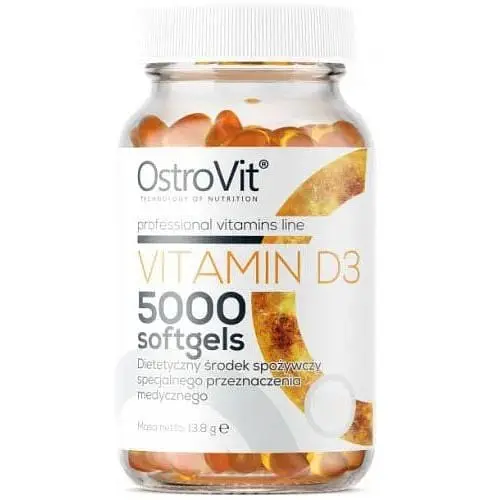 Вітаміни та мінерали OstroVit Vitamin D 5000 IU, 250 капсул