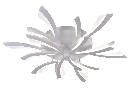 Люстра светодиодная акриловая Sirius 6042-9 WT 92W - фото 2