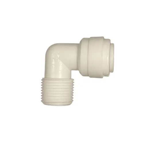 Переходник локтевой "L" с наружной резьбой 3/8" резьба - 3/8" трубка