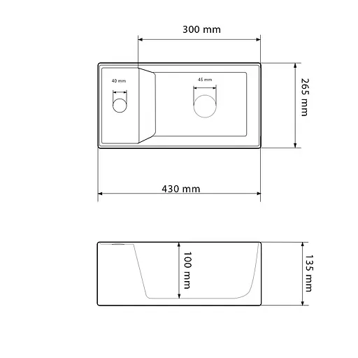 Умивальник VBI Lecco white накладний VBI-015603, Білий - фото 2