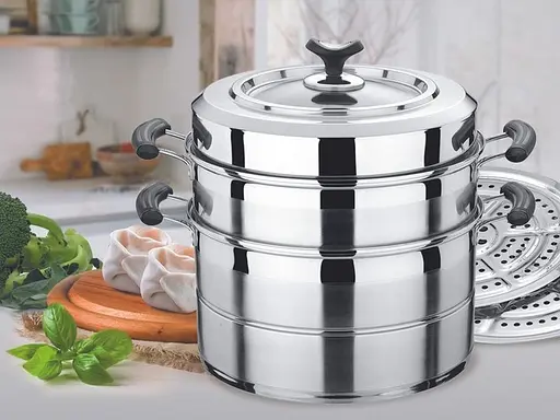 Пароварка-мантоварка Maestro MR-2900-32 из нержавеющей стали 12 л - фото 6