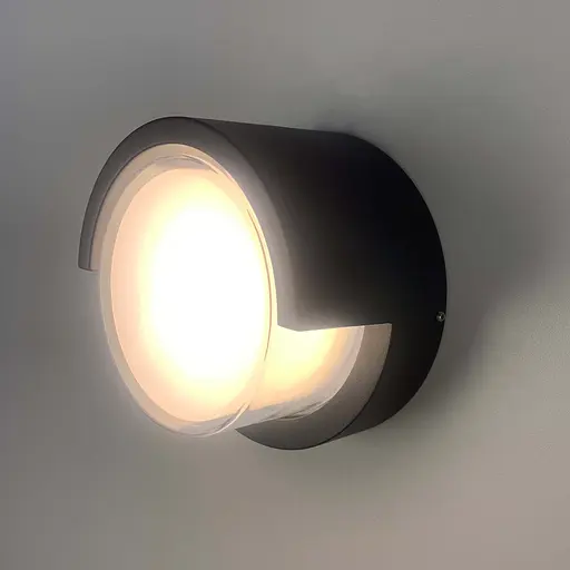 Фасадний світильник круглої форми діаметр 10 см | Line F | Арт. 9811 - фото 5