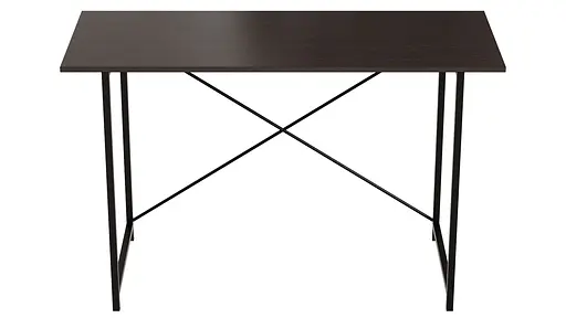 Стол письменный Line Лайт Ferrum-decor 750x1200x500 Черный металл ДСП Венге Магия 16 мм (FRD-106157) - фото 5