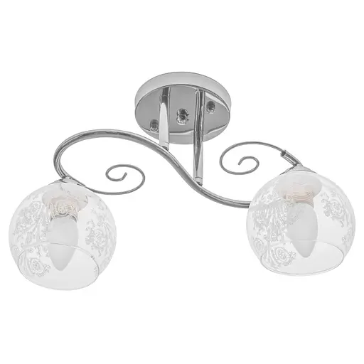 Люстра стельова Brille в спальню E27 60W CH (LK-596C/2)