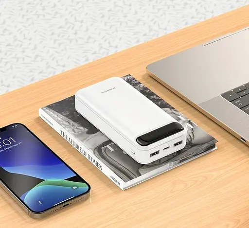 Універсальна мобільна батарея Borofone BJ14A Freeway 20000mAh (Білий) - фото 5