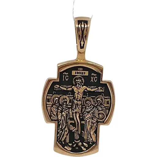 Золотий хрестик Золотий Вік Розп'яття Христа. 31555-3/01/4
