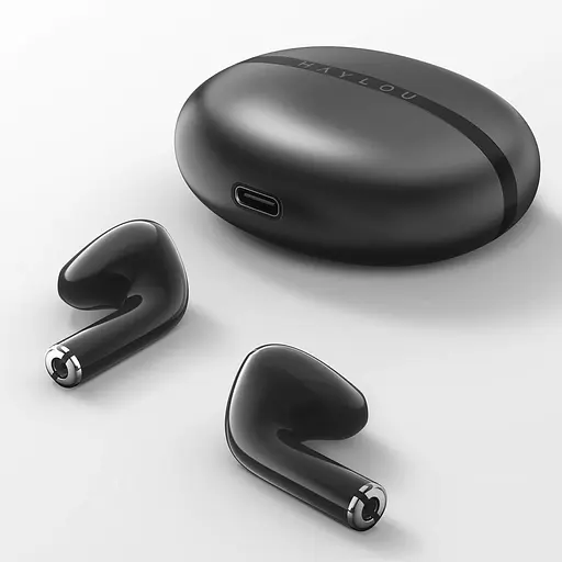 Беспроводные наушники Haylou X1 2023 TWS, IPX4, ENC, BT5.3, 35mAh, 300mAh, 5.5h, Earbuds black EU - фото 4