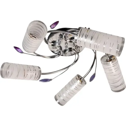 Люстра стельова Brille класична E14 60W CH (LK-173C/5)