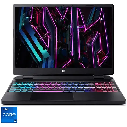 Ноутбук Игровой Acer Predator Helios Neo 16 PHN16-72-71YK с процессором Intel Core i7-14700HX pana la 5.5GHz, 16", WQXGA, IPS, 240Hz, 16GB DDR5, 1TB SSD, NVIDIA® No