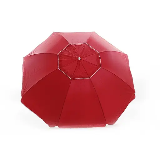 Зонтик пляжный Premium Pro 2,2 м (19/22) с наклоном и клапаном Красный 30412 - фото 3