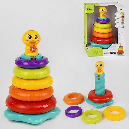 Логика пирамидка Утенок, 26x15x19.3 см, 2101 - фото 2