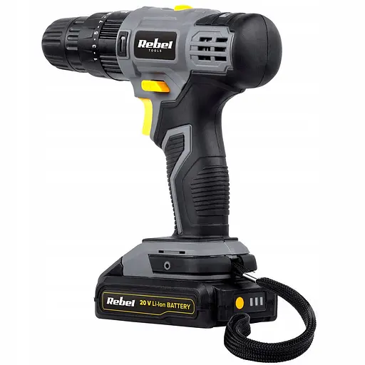 Акумуляторний ударний дриль-шурупокрут Rebel RB-1002 - фото 8