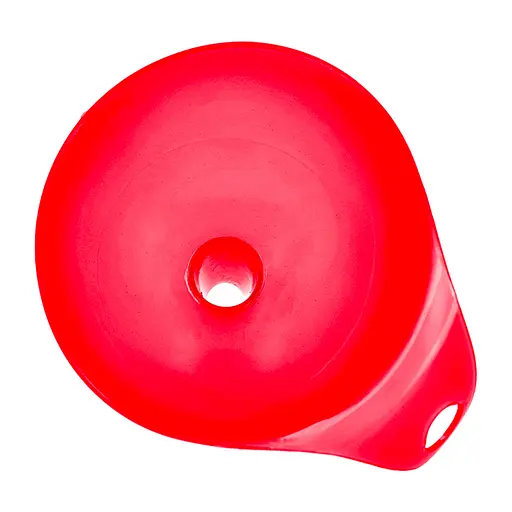 Лейка сливная воронка пластмассовая на банку, Kitchette Красный 84522 - фото 6