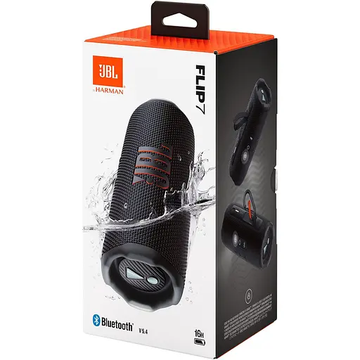Портативная акустика JBL Flip 7 Black (JBLFLIP7BLK) - фото 12