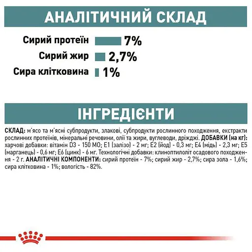 Влажный корм для взрослых кошек Royal Canin Hairball Care кусочки в соусе 1.02 кг (12 шт. х 85 г) - фото 6