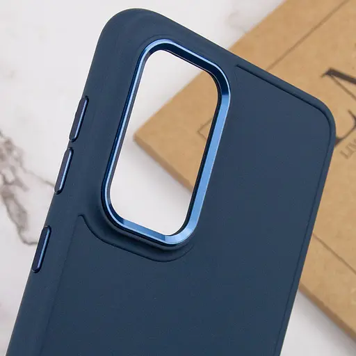 TPU чохол Bonbon Metal Style для Samsung Galaxy A53 5G Синій / Cosmos blue - фото 5