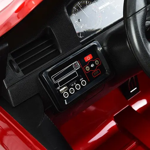 Електромобіль дитячий M 3906EBLRS-3 з MP3 Bluetooth пультом 2 4G та дверима що відкриваються червоний - фото 7
