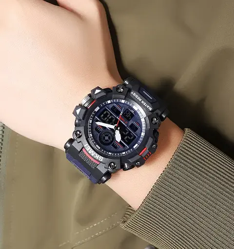 Годинник чоловічий наручний спортивний Skmei 2226 Синій - фото 6