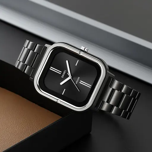 Наручний годинник чоловічий Skmei 2275 Black Silver, 2275BKSI (18374) - фото 4