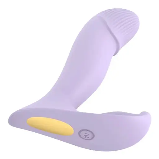 Вібратор для точки G і клітора I’MCUM DualWave Pro з дистанційним керуванням і режимом поштовхів Лавандовий (IM-KCD011) - фото 9