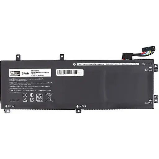 Акумулятор PowerPlant для ноутбуків DELL XPS 15 9550 Series (H5H20) 11.55V 4800mAh