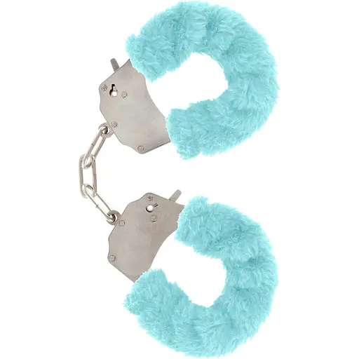 Наручники Toy Joy Furry Fun Cuffs 28 см блакитний