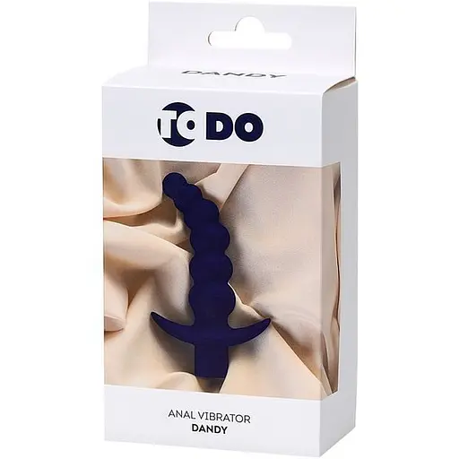 Анальна пробка ToDo Anal Vibrator Dandy 13.5 см (фіолетовий) - фото 7