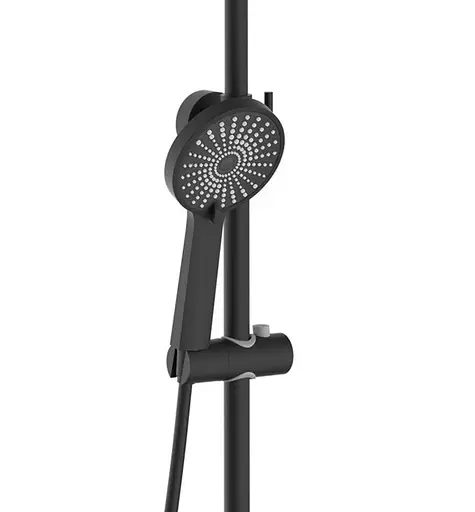 Душова система Rea Marco black з виливом REA-P8545, Чорний матовий - фото 3