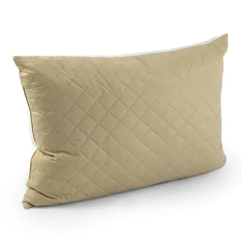 Подушка Руно 50х70 силиконовая стеганная "Бежевая" К_310.52С_Бежевый - фото 3