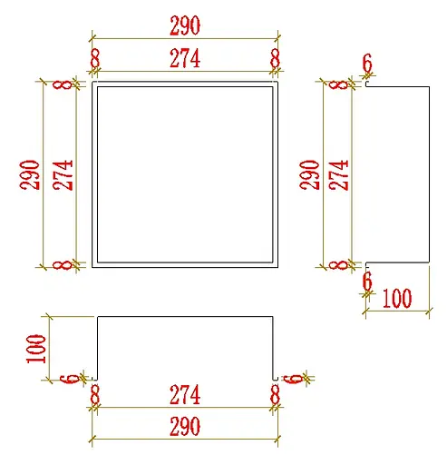 Полка для душа Nett YBr-29, металлическая встраиваемая 30 см бронза - фото 6