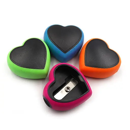 Стругалка детская Сердечко, 3.5x3.5x1.5 см, 30 шт., 20169