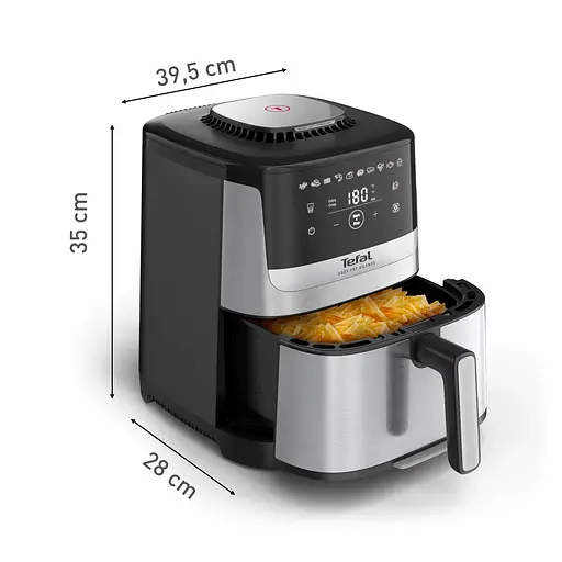 Мультипечь Tefal Easy Fry Silence 1670Вт 5л 10 программ нержавеющая сталь. - фото 5