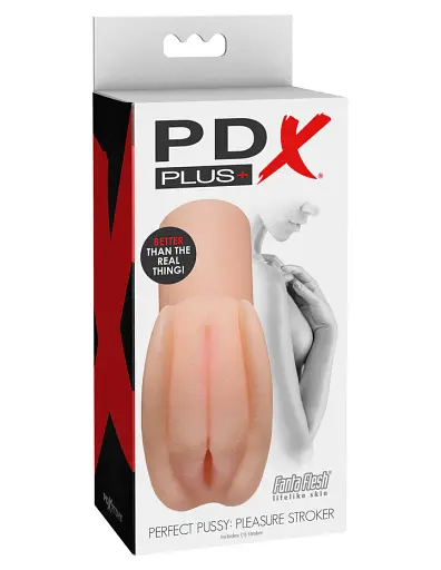 Мастурбатор Pipedream Perfect Pussy Pleasure Stroker тілесний - фото 4