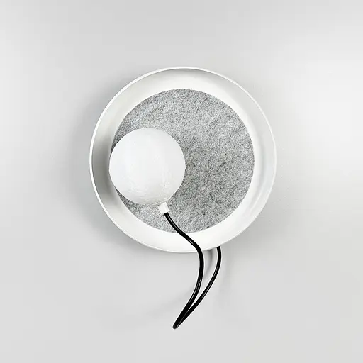 Бра в белом корпусе с белым шариком на магните Line F Арт. W166 B -250 WT - фото 8