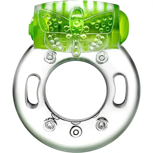 Виброкольцо Blush Play With Me Arouser Vibrating C-Ring 4.4 см зеленый