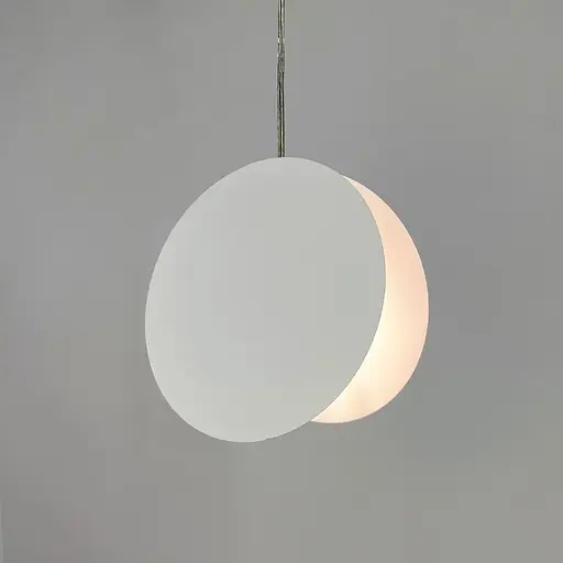 Підвісний білий світильник з мінімалістичним дизайном | Line F | Арт. D330 WT - фото 5