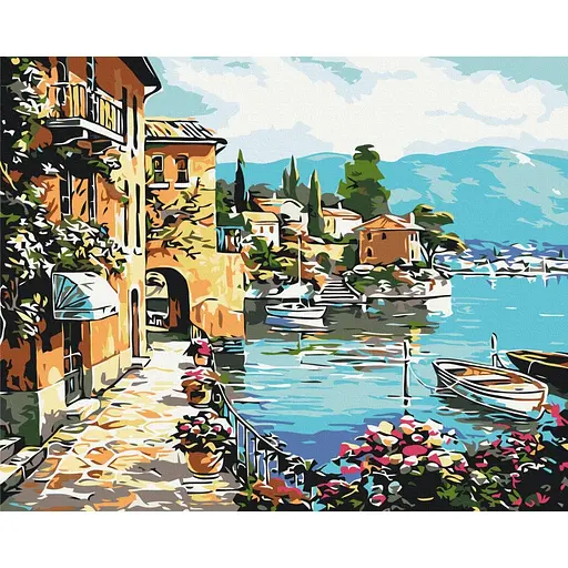 Картина по номерам Летняя набережная Brushme 40x50 см разноцветная 000276768