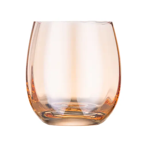 ARDESTO Набор стаканов низких Black Mars Amber 480мл, 2шт, стекло, золотистый - фото 2