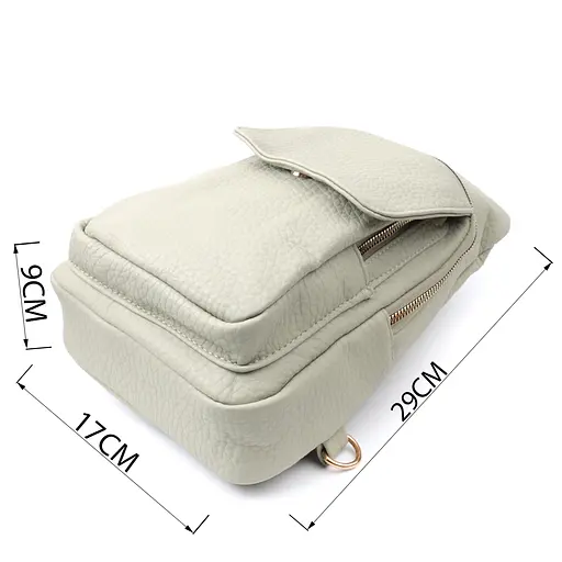 Женская сумка Vintage с одним плечевым ремнем из крупнозернистой экокожи 17х29х9 см sum0026944 - фото 3