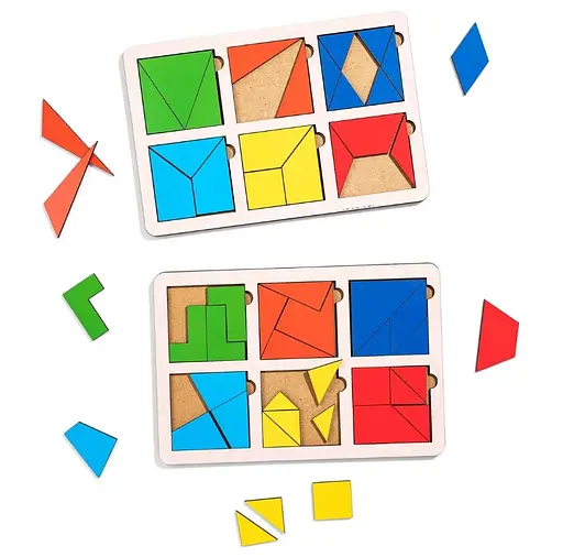 Розвиваюча іграшка Квадрати Нікітіна 2 рівень Ubee ПСД206