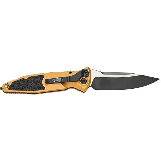 Ніж Microtech Socom Elite Auto Drop Point Black Blade Tan - фото 2