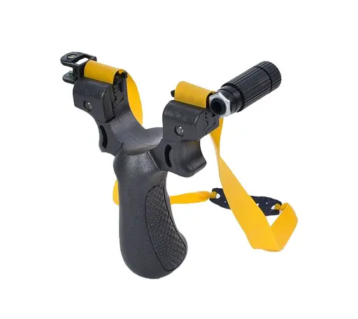 Рогатка MR 1084 11см, приціл-лазер, рівень, на батарейці, в пакеті (6903317567119) - фото 1