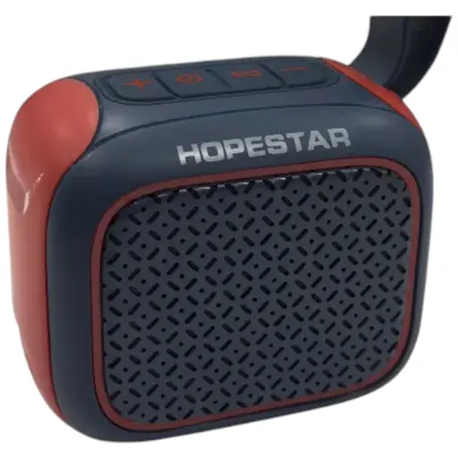 Портативная колонка Hopestar A22, 5 Вт/TWS/IPX6/500 мАч, серо-красная