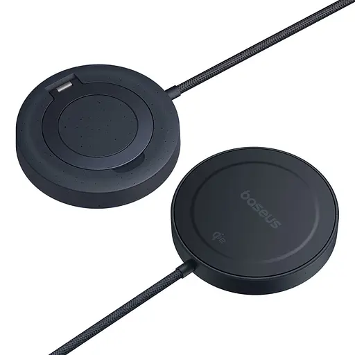 БЗП Baseus Simple Mini4 Magnetic Wireless Charging Stand 15W (P10273300121-02) Cosmic Black - фото 4