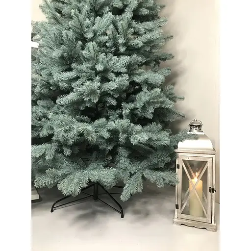 Ялинка штучна Hvoya Lux лита 220 см з металевою підставкою блакитна - фото 8