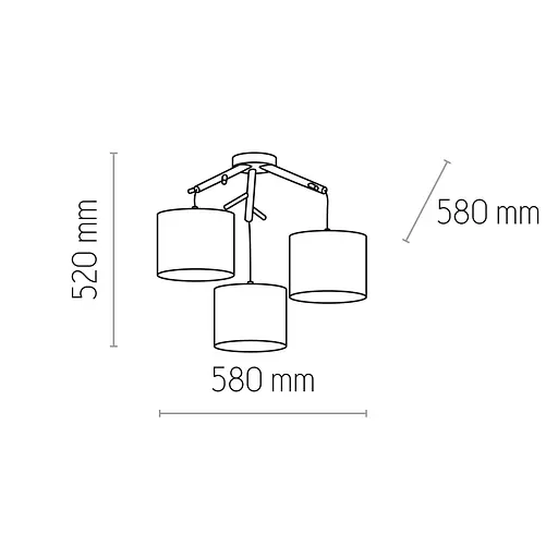 Люстра TK Lighting ALBERO 6553 - фото 3